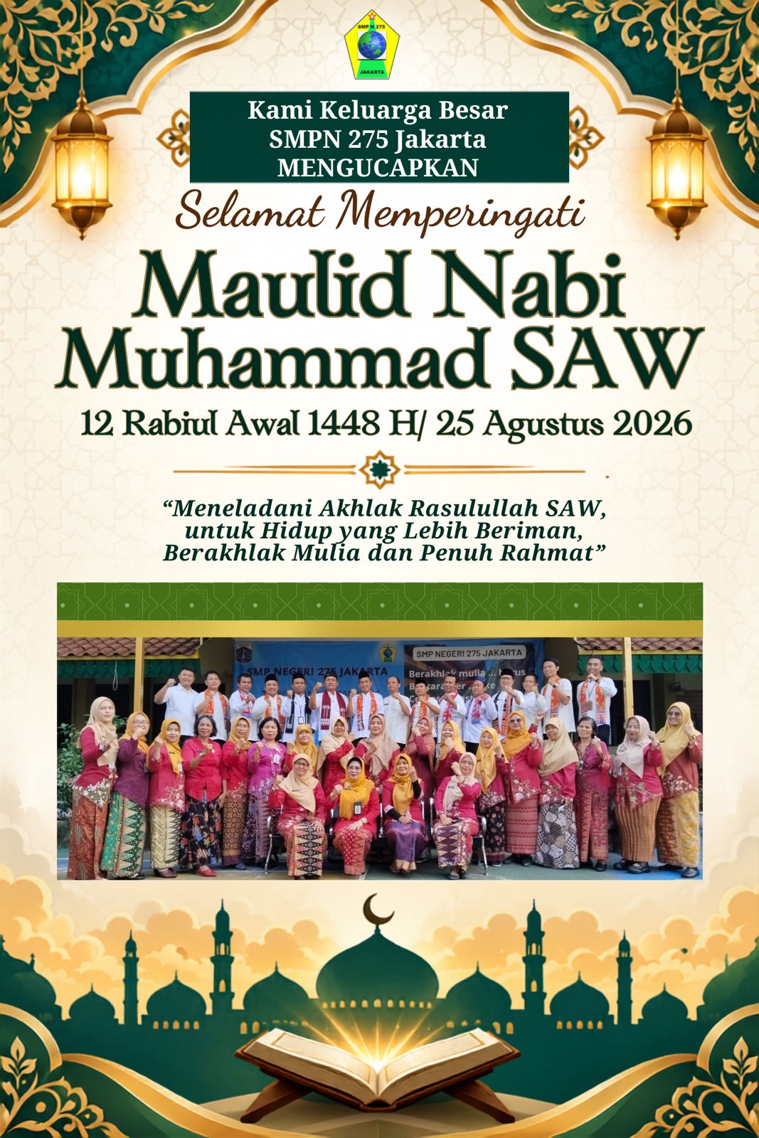 Selamat Memperingati Maulid Nabi Muhammad SAW 1448 H