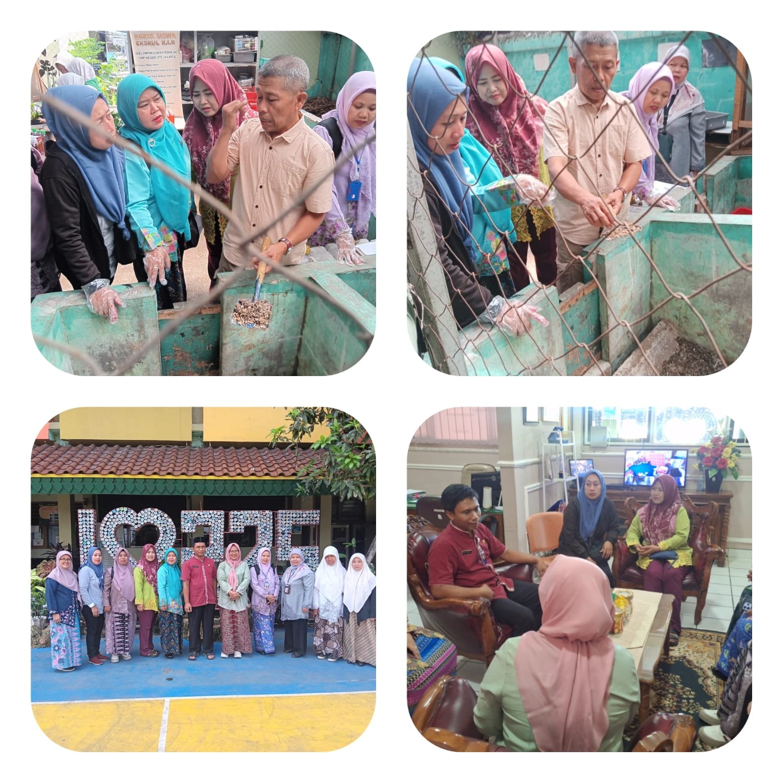 SMP Negeri 275 Jakarta Menjadi Tuan Rumah Kunjungan Edukatif SDN Joglo 05 Jakarta Barat dalam Kegiatan Budidaya Maggot