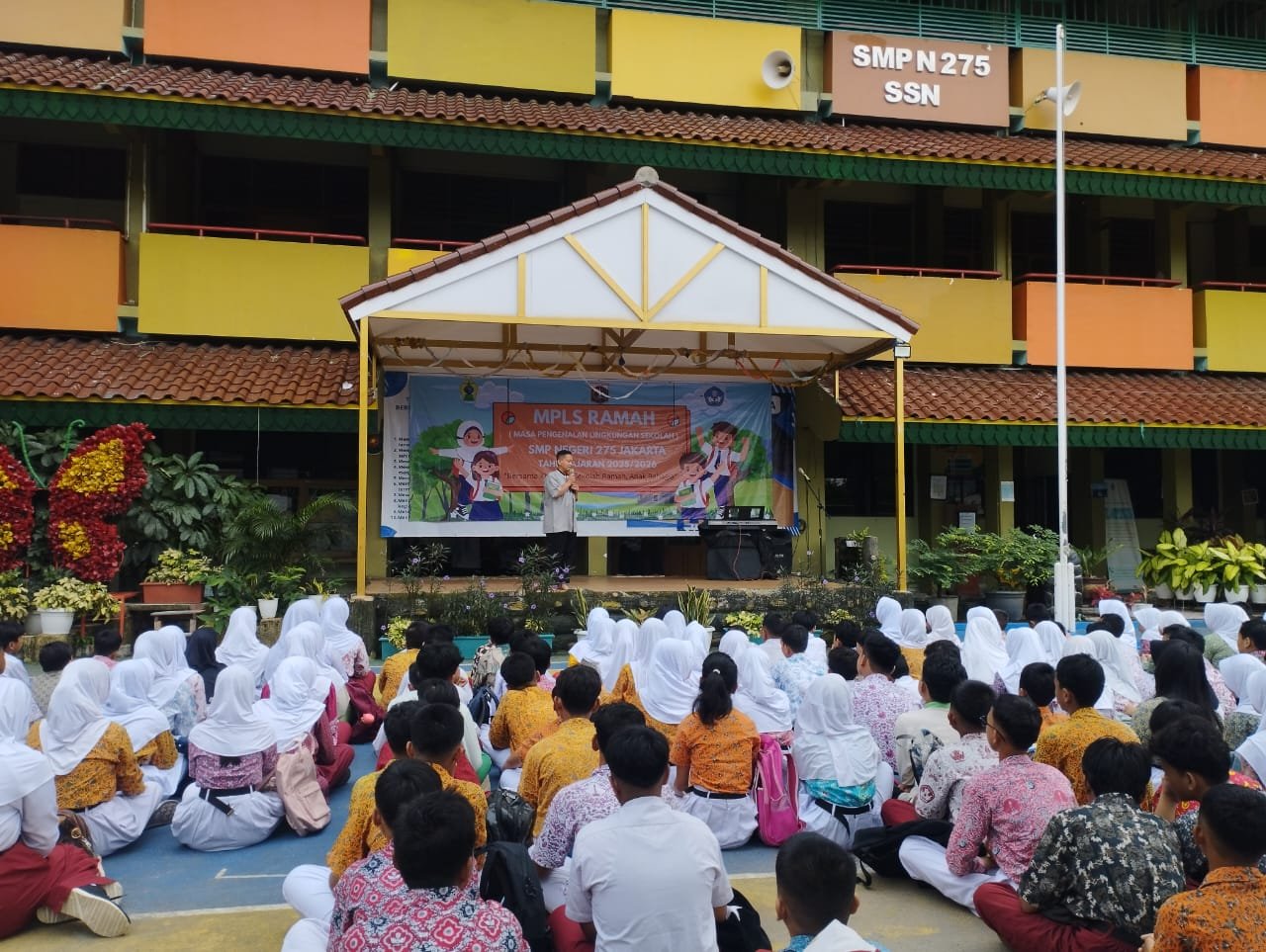 Kegiatan Pra MPLS RAMAH SMP Negeri 275 Jakarta